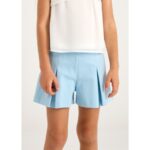 Mayoral 3201 Kız Çocuk Roma Örgülü Kısa Pantolon – MAVİ - Görsel 2