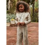 Mayoral 3551 Kız Çocuk Keten Pantolon – KREM