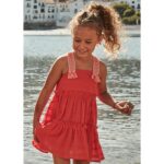 Mayoral 3942 Kız Çocuk Elbise – TURUNCU