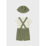 Mayoral 1649 Erkek Çocuk Şort Şapka Takımı – YEŞİL - Görsel 4