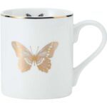 Mkcanbfly Mikasa Fine China Kelebek Desenli Kupa 280ml – STANDART