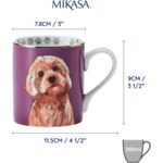 Mkcancpoo Mikasa Fine China Cockapoo Desenli Kupa 280ml – STANDART - Görsel 4