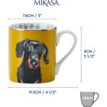 Mkcandasch Mikasa Fine China Dashchund Desenli Kupa 280ml – STANDART - Görsel 4