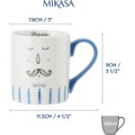 Mkcanmon Mikasa Fine China Mösyö Desenli Kupa 280ml – STANDART - Görsel 4