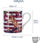 Mkwıldmuggır Mikasa Fine China Zürafa Desenli Kupa 280ml – STANDART - Görsel 3