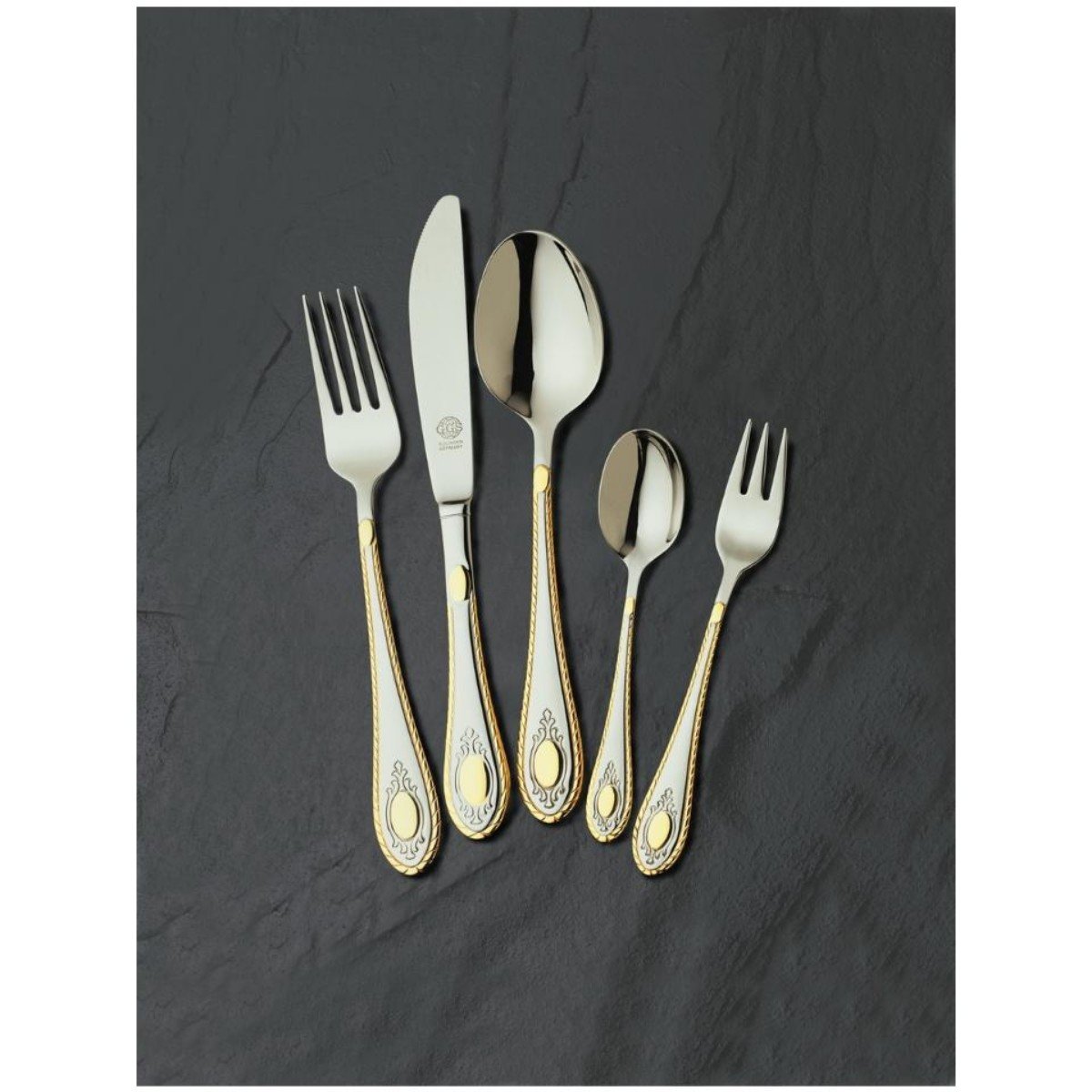 163394-0-ggs-solingen-sln1033-nadine-96-parca-kasik-takimi-parlak-altin-015191ec3cfa Ggs Solingen Sln1033 Nadine 96 Parça Kaşık Takımı Parlak Altın – PARLAK ALTIN - Görsel 1