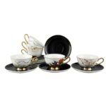 P123.813330 Emily 6lı Çay Fincan Takımı 200cc – STANDART