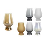 P361.101623 Lüster 6lı Ayaklı Cam Bardak 170ml Mat Renkli – STANDART