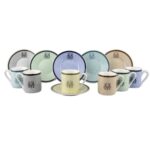 P123.813101 Micasa 6lı Kahve Fincanı Seti Desenli – STANDART