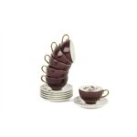 P375.100589 Plum 6lı Kahve Fincanı Takımı 120cc – STANDART