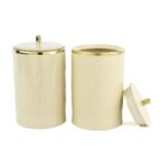 P257.822059 Lavanta Kab 2li Kavanoz 12x17cm Krem – STANDART