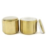 P257.822066 Lavanta Kab 2li Kavanoz 14x13cm Altın – STANDART