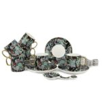 P362.839941 Garden Siyah 6lı Kahve Fincanı Seti 18prç 100cc – STANDART