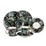 P362.839989 Garden Siyah 2li Pasta Tab Çay Fincan St 6prç 180cc – STANDART