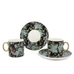 P362.839989 Garden Siyah 2li Pasta Tab Çay Fincan St 6prç 180cc – STANDART - Görsel 2