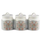 P366.106536 Mystic Floral 3lü Kavanoz Seti 13x16cm 900ml – STANDART