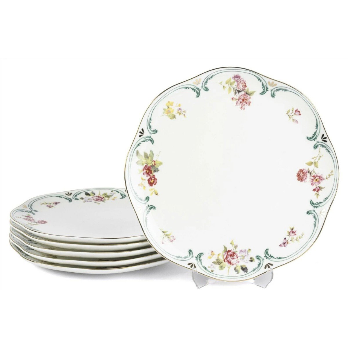 163639-0-p380_104778-splendor-florum-6li-servis-tabagi-27cm-01034794e43b P380.104778 Splendor Florum 6lı Servis Tabağı 27cm – STANDART - Görsel 1