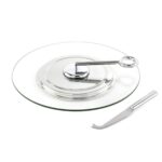 P279.804000 Cam Peynir Sevis Tabağı Takımı 31x20cm – STANDART - Görsel 2