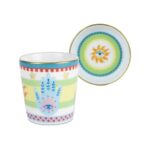 Bacı Mılano Mamma Mia El Desenli Tabaklı Espresso Fincanı 5,5 Cm X 7 Cm – STANDART