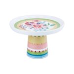 Bacı Mılano Mamma Mia Çiçek Desenli Sunum Tabağı 18,5 Cm X 10 Cm – STANDART