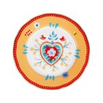 Bacı Mılano Mamma Mia Kalp Desenli Yemek Tabağı 28 Cm – STANDART