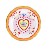 Bacı Mılano Mamma Mia Kalp Desenli Tatlı Tabağı 16 Cm – STANDART - Görsel 2