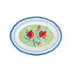 Bacı Mılano Mamma Mia Nar Desenli Oval Servis Tabağı 34 Cm X 25 Cm – STANDART
