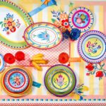 Bacı Mılano Mamma Mia 6'lı El Desenli Yemek Tabağı Seti 28 Cm – STANDART - Görsel 2