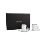 04lmg000030 Limoges Platin Yaldız 2 Kişilik Kahve Takımı 85cc – STANDART - Görsel 4