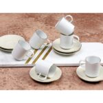 04por035717 6 Kişilik Kahve Takımı 90cc Altın Yaldız-bej – STANDART
