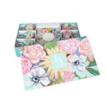 Lyba 037 Peony Bone 6lı Çay Fincan Takımı – STANDART - Görsel 5