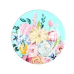 Lyba 039 Peony Bone 6lı 27cm Servis Tabağı Takımı – STANDART - Görsel 2