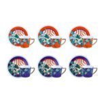 Lyeg 242 Marıan 6lı Bone Kahve Fincan Takımı – STANDART