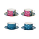 Lyhd 568 Estelle Bone 4lu Çay Fincan Takımı – STANDART - Görsel 4