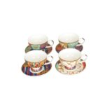 Lygk 004 Valencıa Bone 4lü Çay Fincanı Takımı – STANDART