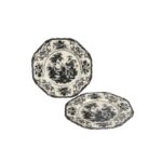 Lyyu 014 Florantıne 6lı Servis Tabağı 27cm Siyah – SİYAH