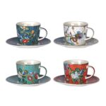 Lyba 068 Chantelle Bone 4lü Çay Fincan Takımı – STANDART