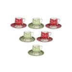 Lyhd 647 Lancelot Bone 6lı Ayaklı Kahve Fincan Takımı – STANDART