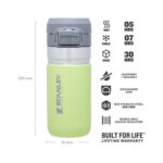 Stanley 10-09148-071 The Quick Flip Paslanmaz Çelik Termos Bardak 0.47 Lt Açık Yeşil – AÇIK YEŞİL - Görsel 5