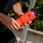 Stanley 10-09993-314 Stanley The Iceflow Flip Straw Pipetli Termos Bardak 0,89 Lt Turuncu – TURUNCU - Görsel 7