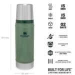 Stanley 10-01228 Stanley Klasik Vakumlu Termos 0.47 Lt Yeşil – YEŞİL - Görsel 3