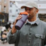 Stanley 10-09993-538 Stanley The Iceflow Flip Straw Pipetli Termos Bardak 0,89lt Mor Turuncu – MOR-TURUNCU - Görsel 5