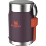 Stanley 10-09382-107 Stanley Klasik Paslanmaz Çelik Yemek Termosu Kaşıklı 0,40lt Mor Turuncu – MOR-TURUNCU - Görsel 3