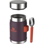 Stanley 10-09382-107 Stanley Klasik Paslanmaz Çelik Yemek Termosu Kaşıklı 0,40lt Mor Turuncu – MOR-TURUNCU - Görsel 4