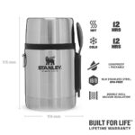 Stanley 10-01287-032 Stanley Adventure Vakumlu Yemek Termosu 0.53lt Çelik Gri – GRİ - Görsel 4