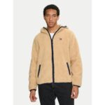 Th Dm0dm19224 Tjm Reg Badge Teddy Zıp Tru Ext Erkek Sweatshırt – BEJ