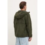 Th Dm0dm19224 Tjm Reg Badge Teddy Zıp Tru Ext Erkek Sweatshırt – YEŞİL - Görsel 3