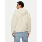 Th Dm0dm19224 Tjm Reg Badge Teddy Zıp Tru Ext Erkek Sweatshırt – KREM - Görsel 3