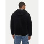 Th Dm0dm19224 Tjm Reg Badge Teddy Zıp Tru Ext Erkek Sweatshırt – SİYAH - Görsel 5