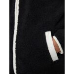 Th Dm0dm19224 Tjm Reg Badge Teddy Zıp Tru Ext Erkek Sweatshırt – SİYAH - Görsel 7